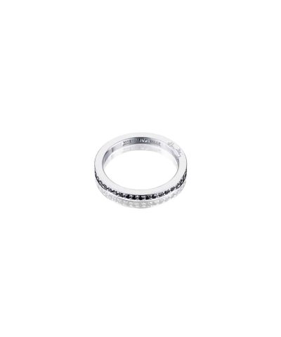 Efva Attling stars & signature in black thin ring