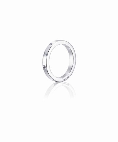 Efva Attling High & i love you on top thin ring