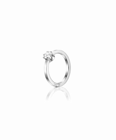 Efva Attling Crown wedding ring 0.50 ct