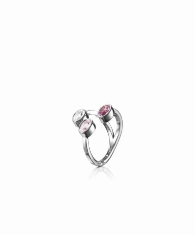 Efva Attling Three shades ring - pink sapphire.