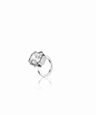 Efva Attling Little magic star ring - crystal quartz