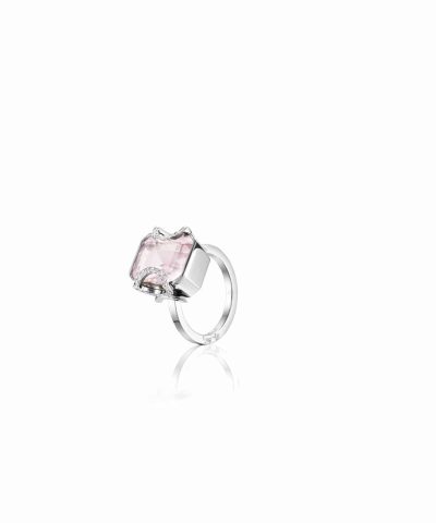 Efva Attling Little magic star ring - rose quartz