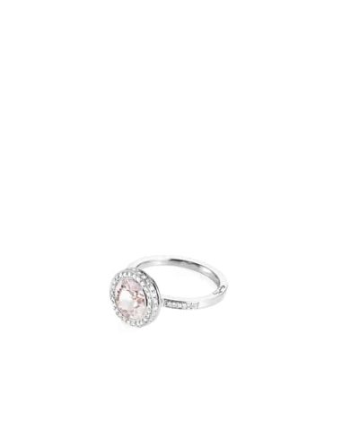 Alternative view of Efva Attling halo ring- morganite