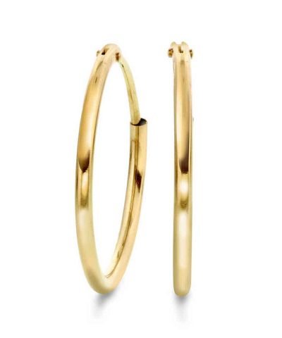 Pan Jewelry Øreringer i Gull 20mm