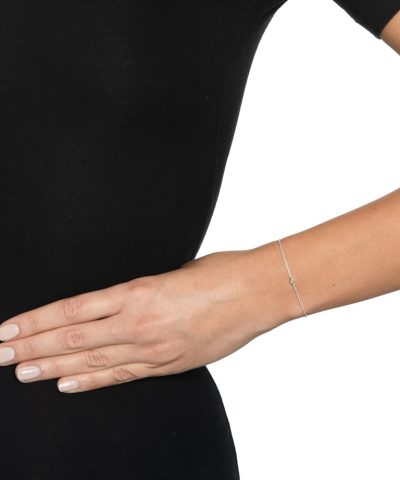 Efva Attling micro blink bracelet- green emerald