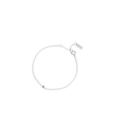 Efva Attling micro blink bracelet- pink sapphire