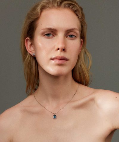 Alternative view of Anheng i gull med diamant 0,14 ct WSI