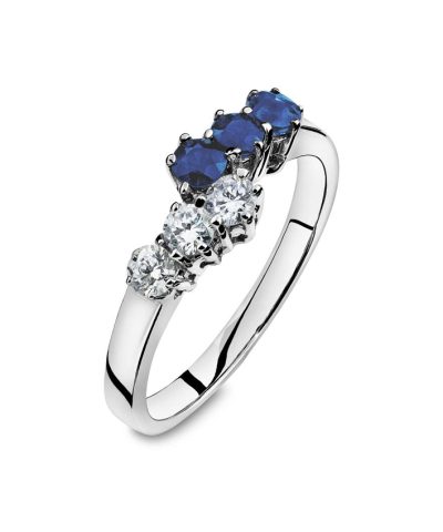 Ring 0,24 ct wsi/safir