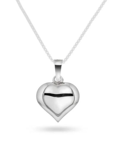 Gullhjerte,massivt, flat bak, norsk produsert