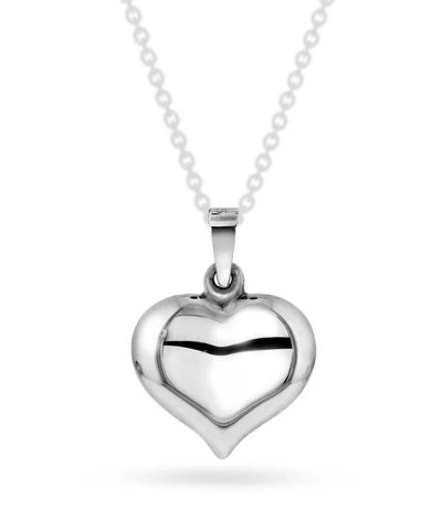 Alternative view of Gullhjerte,massivt, flat bak, norsk produsert