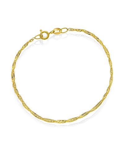 Singapore armbånd i gull