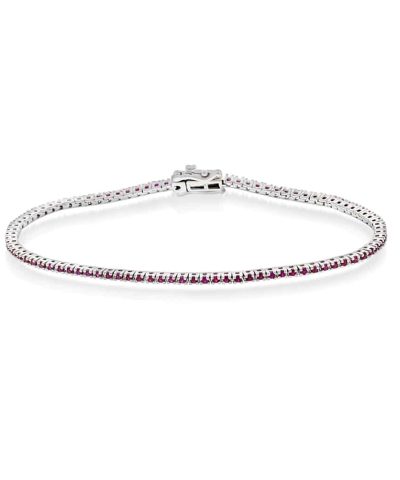 Tennisarmbånd, 90 Rubiner