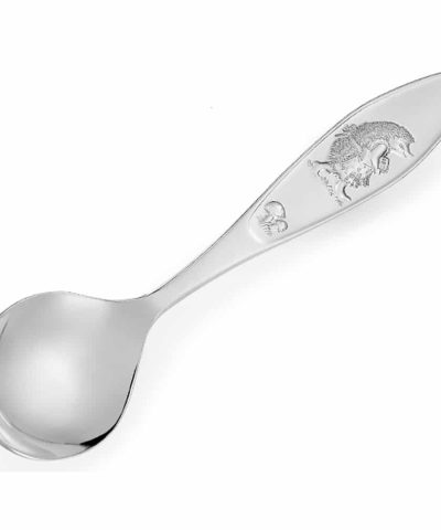 EIK Barn - Bolla Pinnsvin Barneskje i sølv