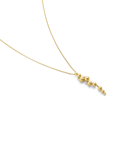 Alternative view of Georg Jensen Moonlight Grapes halskjede med anheng
