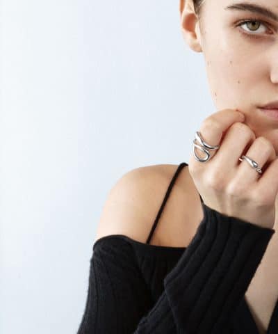 Alternative view of Georg Jensen MERCY ring, mini