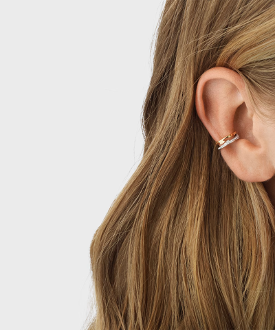 Alternative view of Georg Jensen Fusion ørecuff