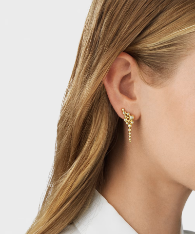 Alternative view of Georg Jensen Moonlight Grapes ear cuff, single