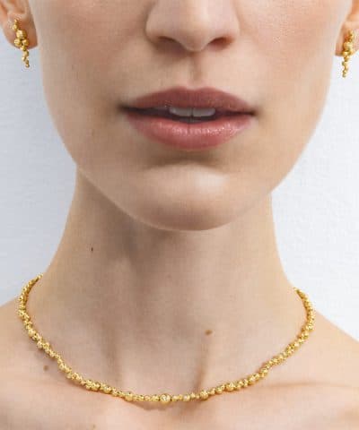 Alternative view of Georg Jensen MOONLIGHT GRAPES tunt halsband