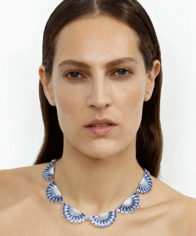 Alternative view of Georg Jensen DAISY Halskjede, Blått