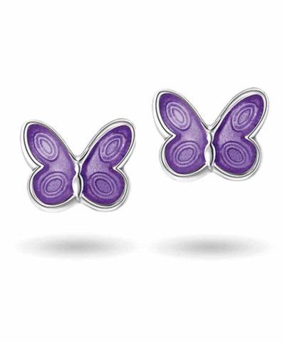 Pia&Per ØRESTIKK SOMMERFUGL LILLA