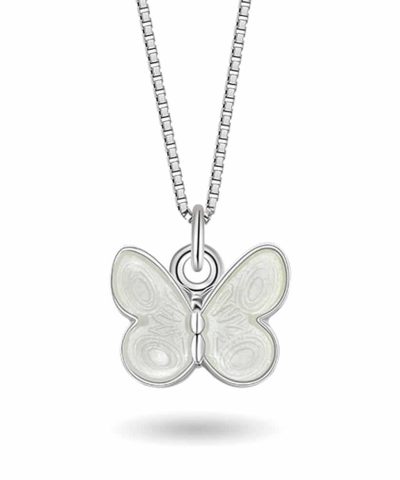 Pia&Per ANHENG,SOMMERFUGL   HVIT