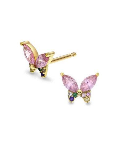 Øredobber i sølv med zirkonia