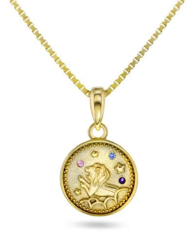 Smykke i sølv med Zirkonia - Løven