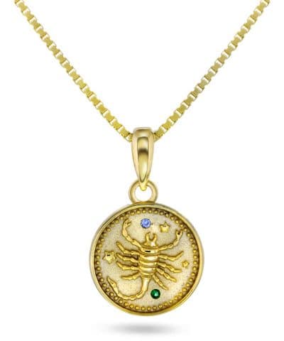 Smykke i sølv med Zirkonia - Skorpionen