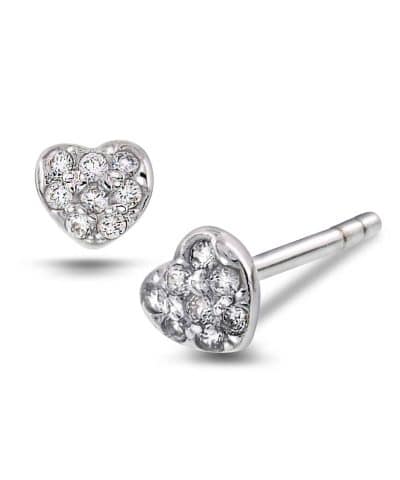 Øredobber i sølv med zirkonia