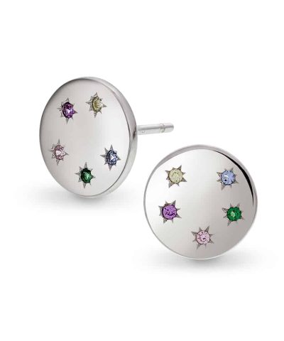 Øredobber i sølv med zirkonia