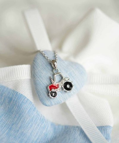 Alternative view of Smykke i sølv traktor