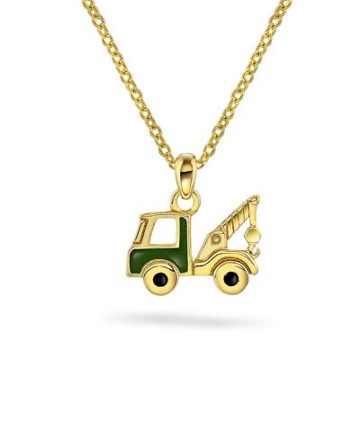 Smykke i sølv kranbil