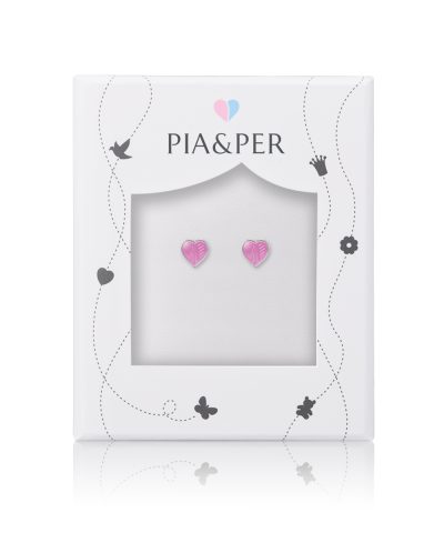 Alternative view of Pia&Per ØRESTIKK, HJERTE ROSA