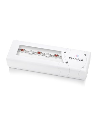 Alternative view of Pia&Per HJERTEARMBÅND, ROSE/HVIT