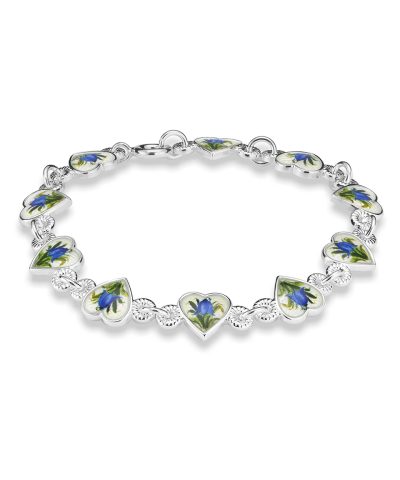 Pia&Per HJERTEARMBÅND M/BLÅKLOKKE