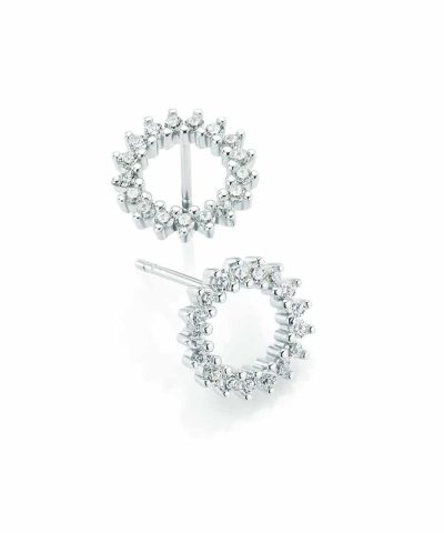 Gulldia Signatur Linn Ørepynt i sølv med zirkonia