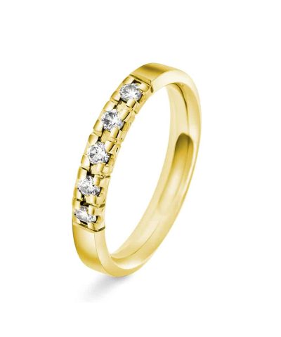Christophersen Gult Gull Ring Allianse 0,06 WP1 5 br
