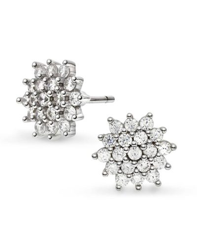 Gulldia Signatur Øredobber i sølv med zirkonia