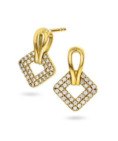 Gulldia Signatur Øredobber i sølv med zirkonia