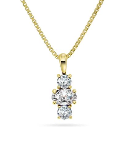 Gulldia Signatur Smykke i sølv med zirkonia