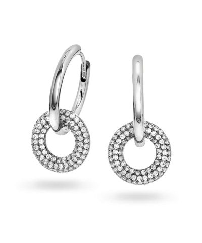 Øredobber i sølv med zirkonia