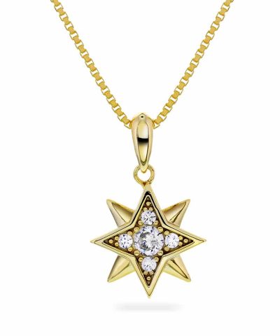 Smykke i sølv med zirkonia