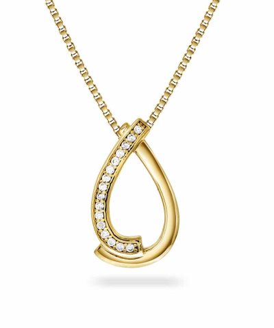 Smykke i sølv med zirkonia