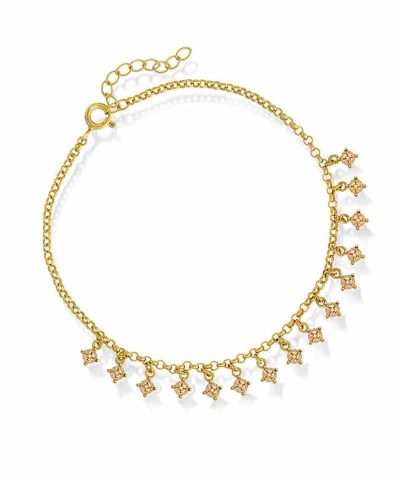 Alva armbånd i sølv med zirkonia