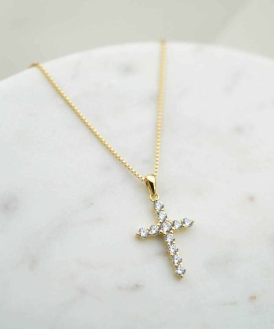 Alternative view of Signe smykke i sølv med zirkonia