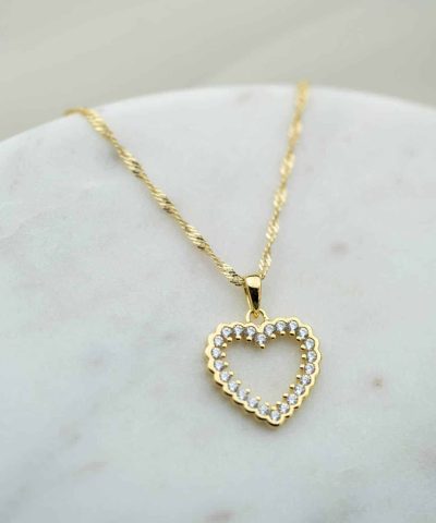 Alternative view of Juliane smykke i sølv med zirkonia