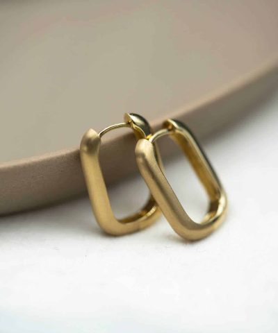 Alternative view of Torino øreringer i sølv