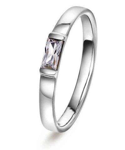 Verona ring i sølv med zirkonia