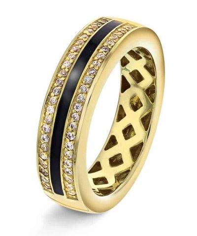 Vegas ring i sølv med zirkonia