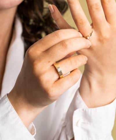 Alternative view of Lima ring i sølv med zirkonia